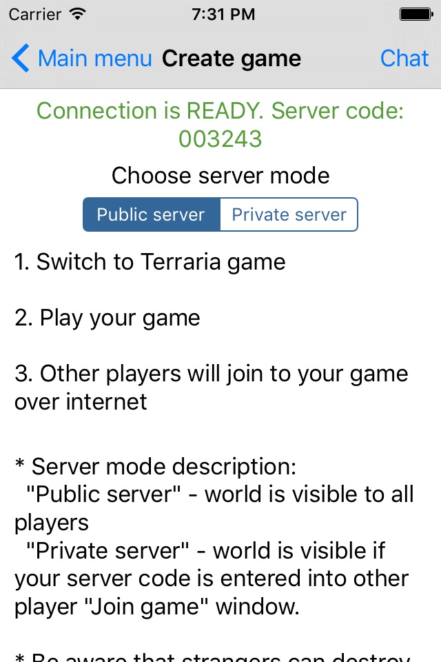 iPhone screenshot