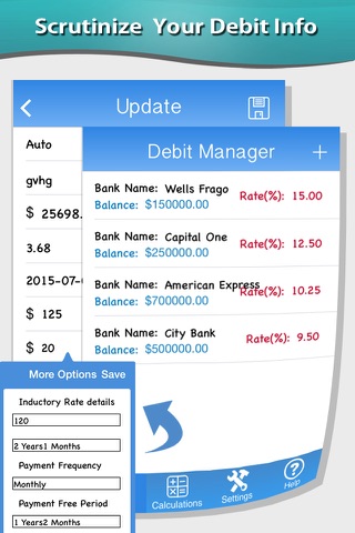 Debt Minder on Go screenshot 2