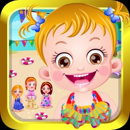 可愛榛果寶貝的海灘派對