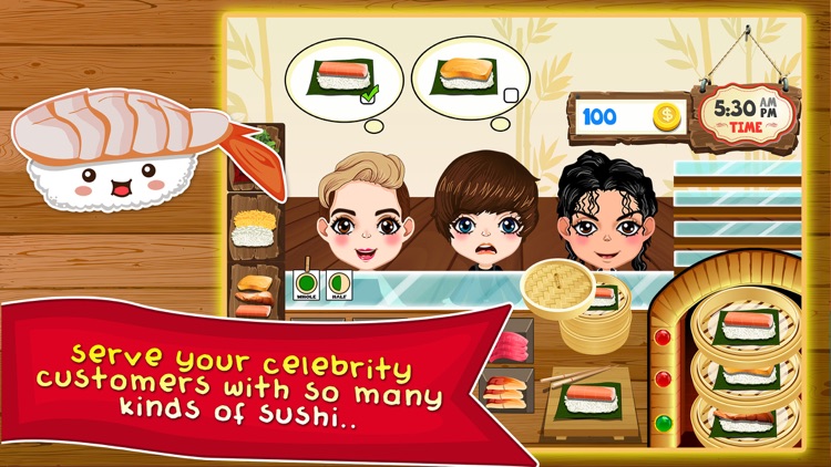 Sushi Food Maker Dash - lunch food making & mama make cooking games for girls, boys, kids