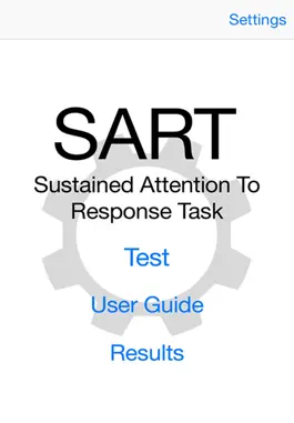 Game screenshot SART: Sustained Attention to Response Task mod apk