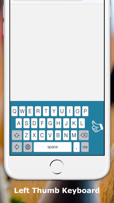 Screenshot #2 pour Thumb Keyboard - Single Thumb Keyboard to easy typing