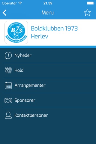 Klub-App screenshot 2