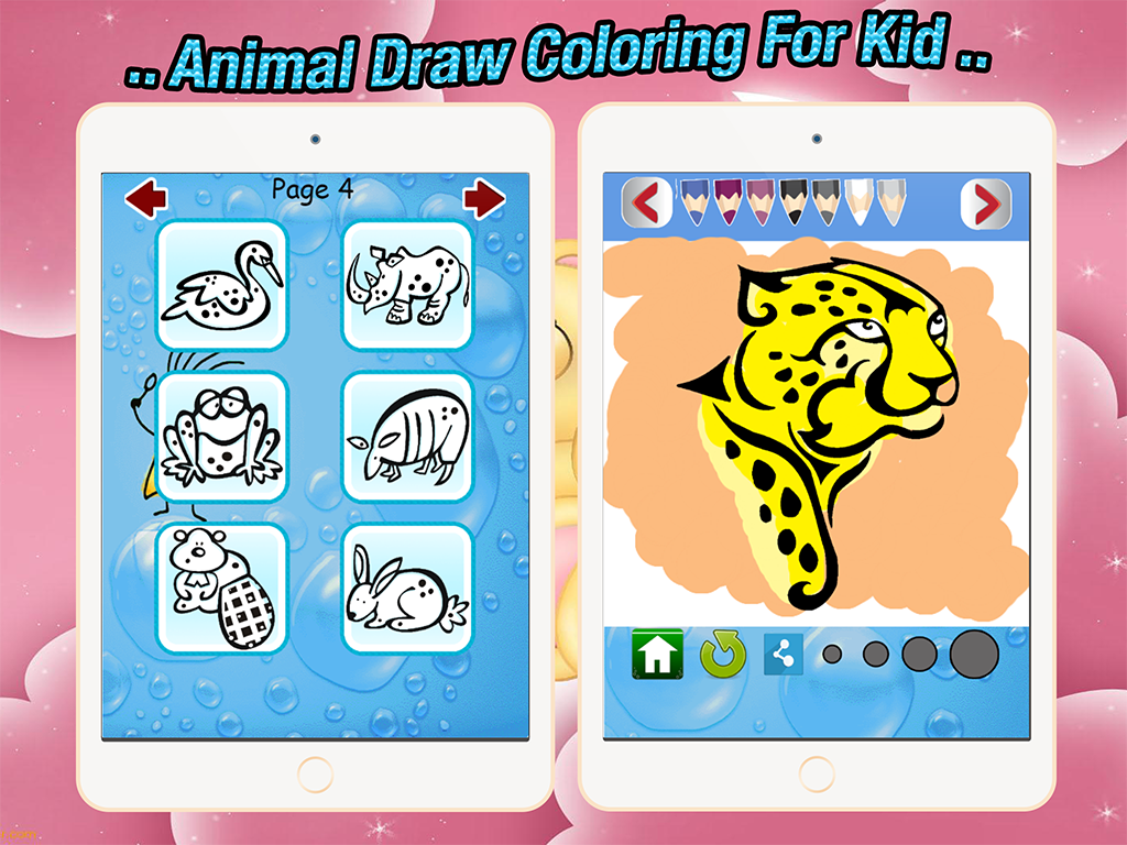! animal draw coloring for kid