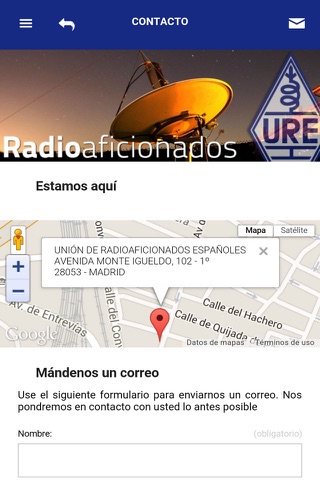 Unión de Radioaficionados Españoles screenshot 4