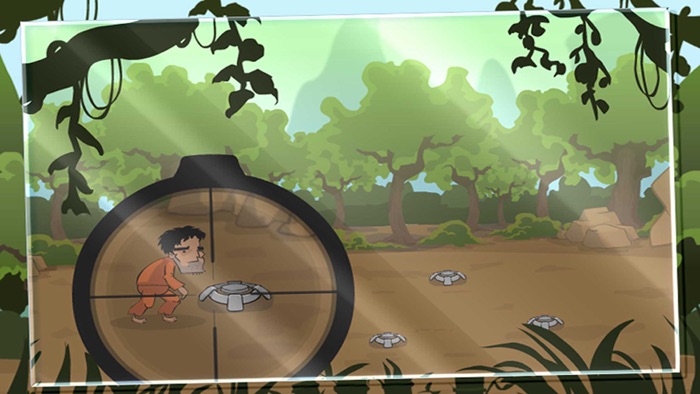 Sniper Shooting Prison Escape - Real Jungle Survival Puzzle Game