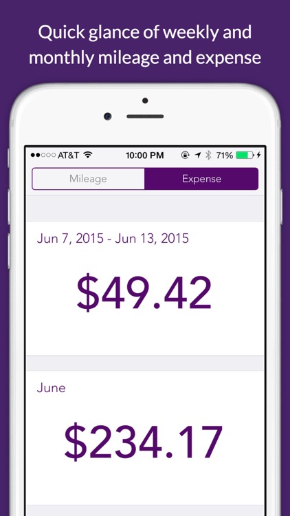 Deductible - log mileage & expense for tax & reimbursement