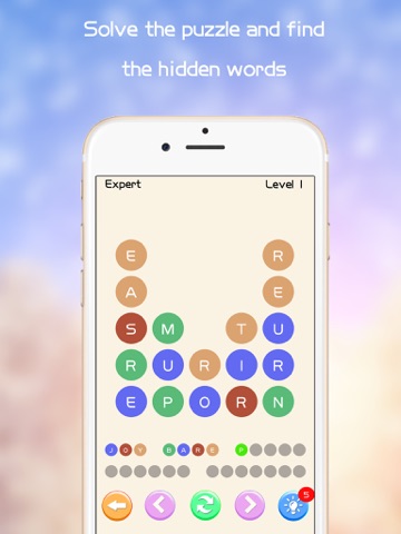 Word Dots - Find Target Words, Brain Challenge Puzzlesのおすすめ画像3