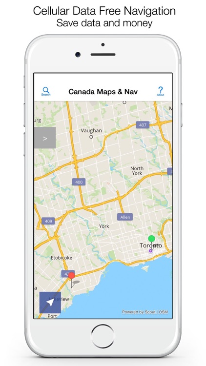 Canada Offline Maps and Offline Navigation screenshot-0