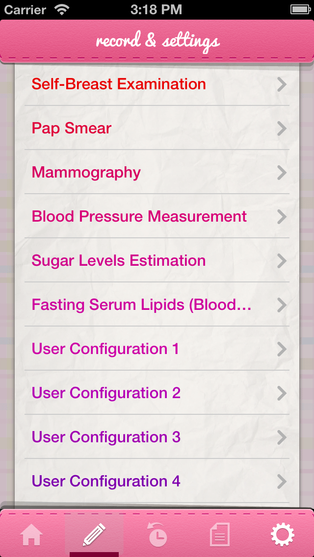 Screenshot #1 pour Women's Health Screening