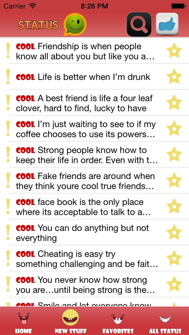 Status and quotes for whats..