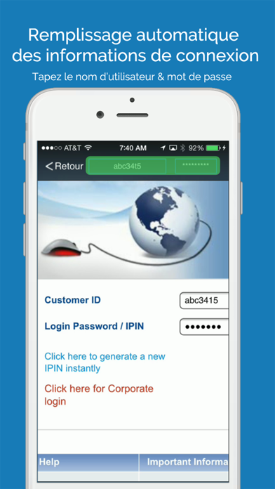 Screenshot #3 pour aMemoryJog: un gestionnaire de mots de passe gratuit et coffre-fort keeper - Une solution de stockage sûre et cryptée pour vos mots de passe.