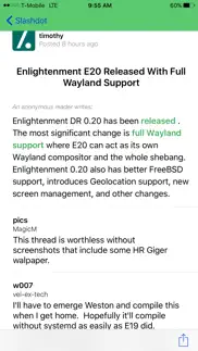 slashdot news iphone screenshot 1