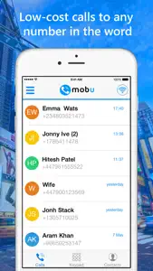 Mobu - International Calls App screenshot #1 for iPhone