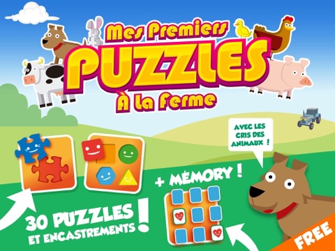 Screenshot #4 pour Mes premiers Puzzles : Animaux à la ferme [Gratuit]