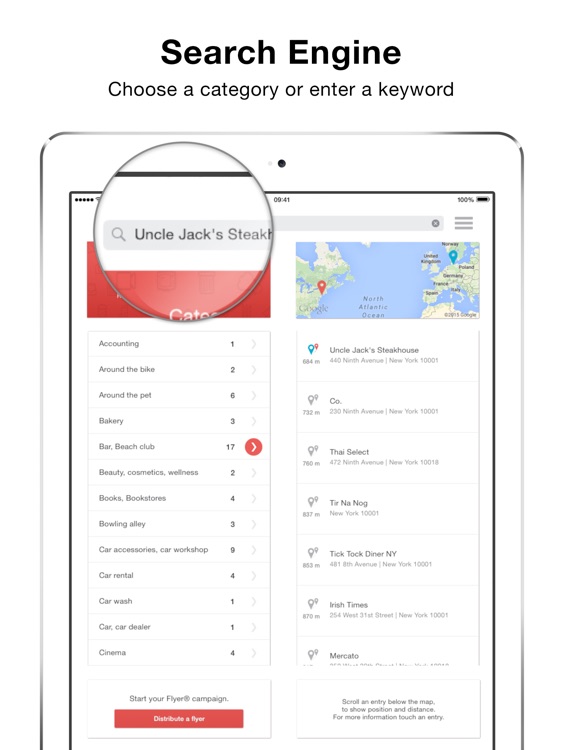 Flyer® - Distribute and receive flyers. Locally and globally. Search and find everything.