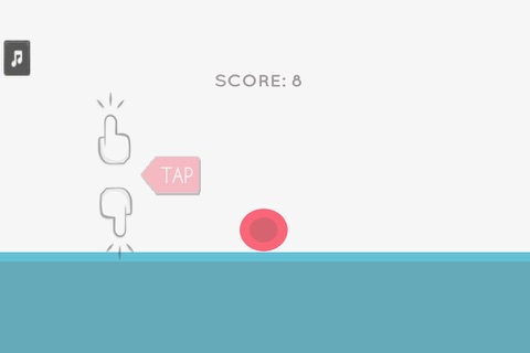 Bouncing Ball Run - Red Bouncy Circle Dash screenshot 2