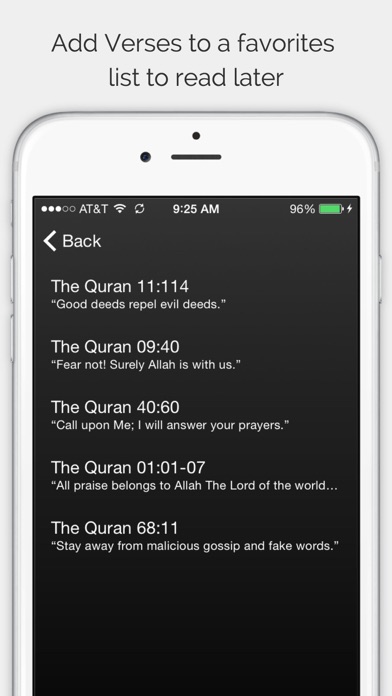 Daily Quran Verses - Inspirational and Motivational ayahs every day to bring you closer to Allah Screenshot