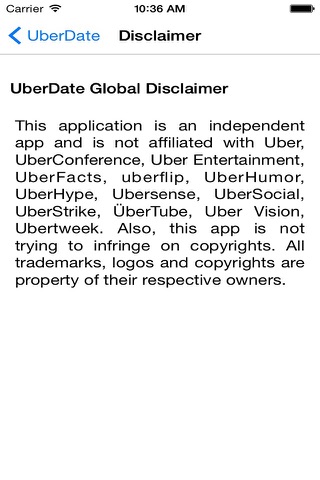 UberDate screenshot 2