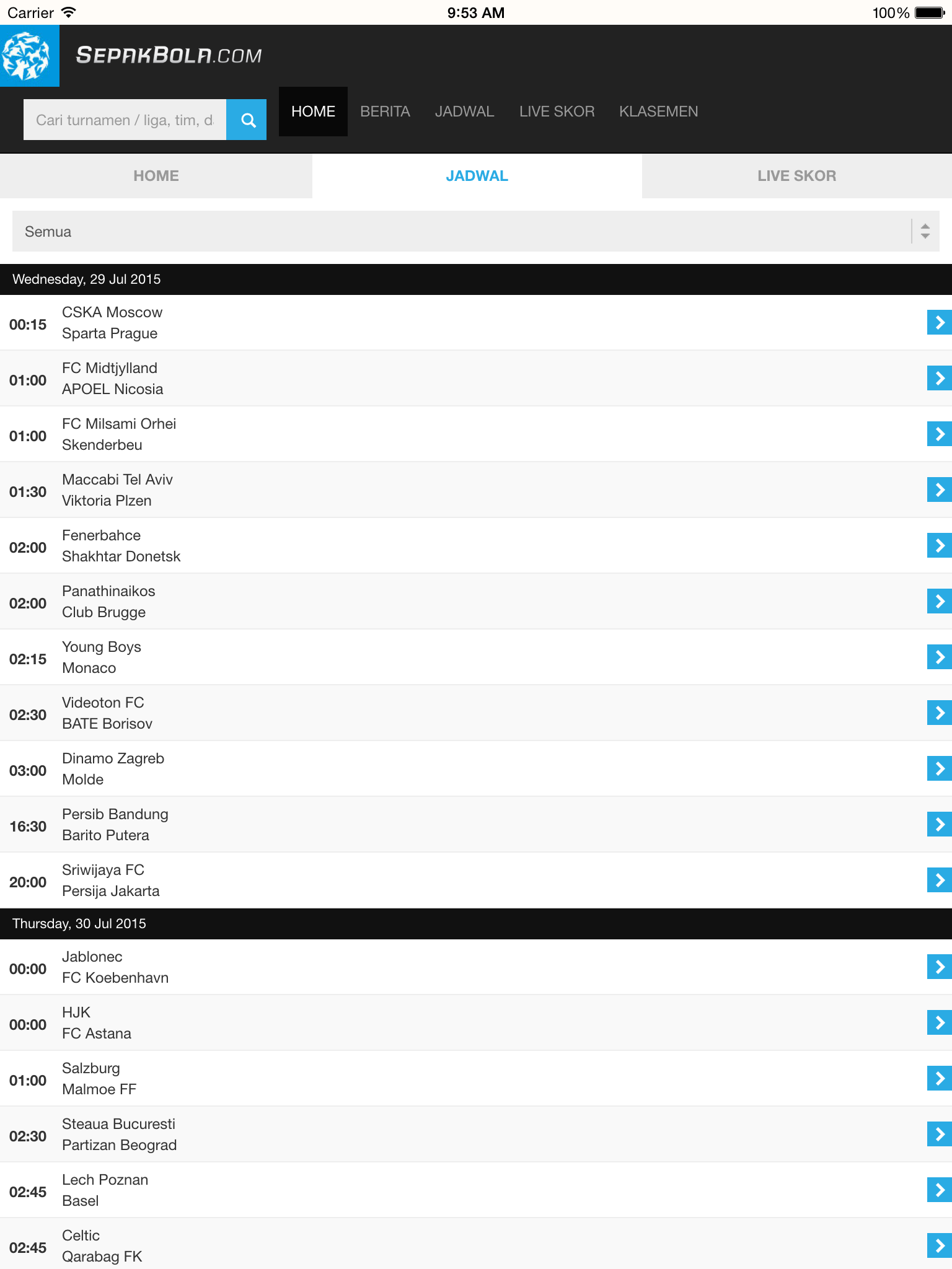 Sepakbola News screenshot 5