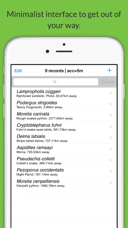 Sightings screenshot 1 of 4