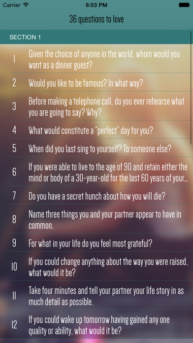 How to cancel & delete 36 questions to fall in love plus affinity test from iphone & ipad 2