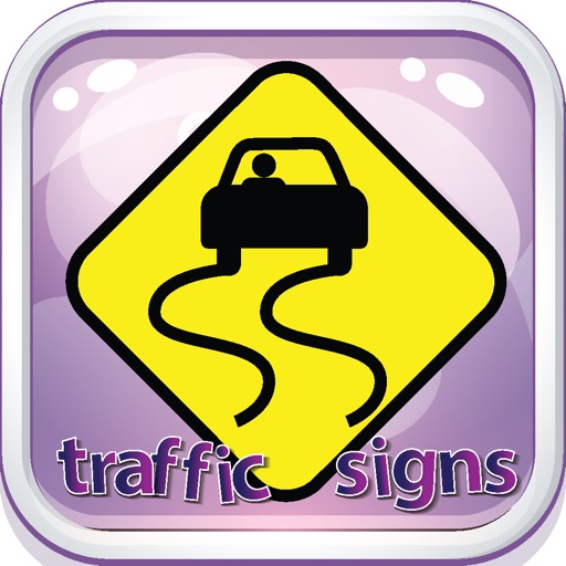 Traffic Signs Flashcards: English Vocabulary Learning Free For Family & Kids! iOS App