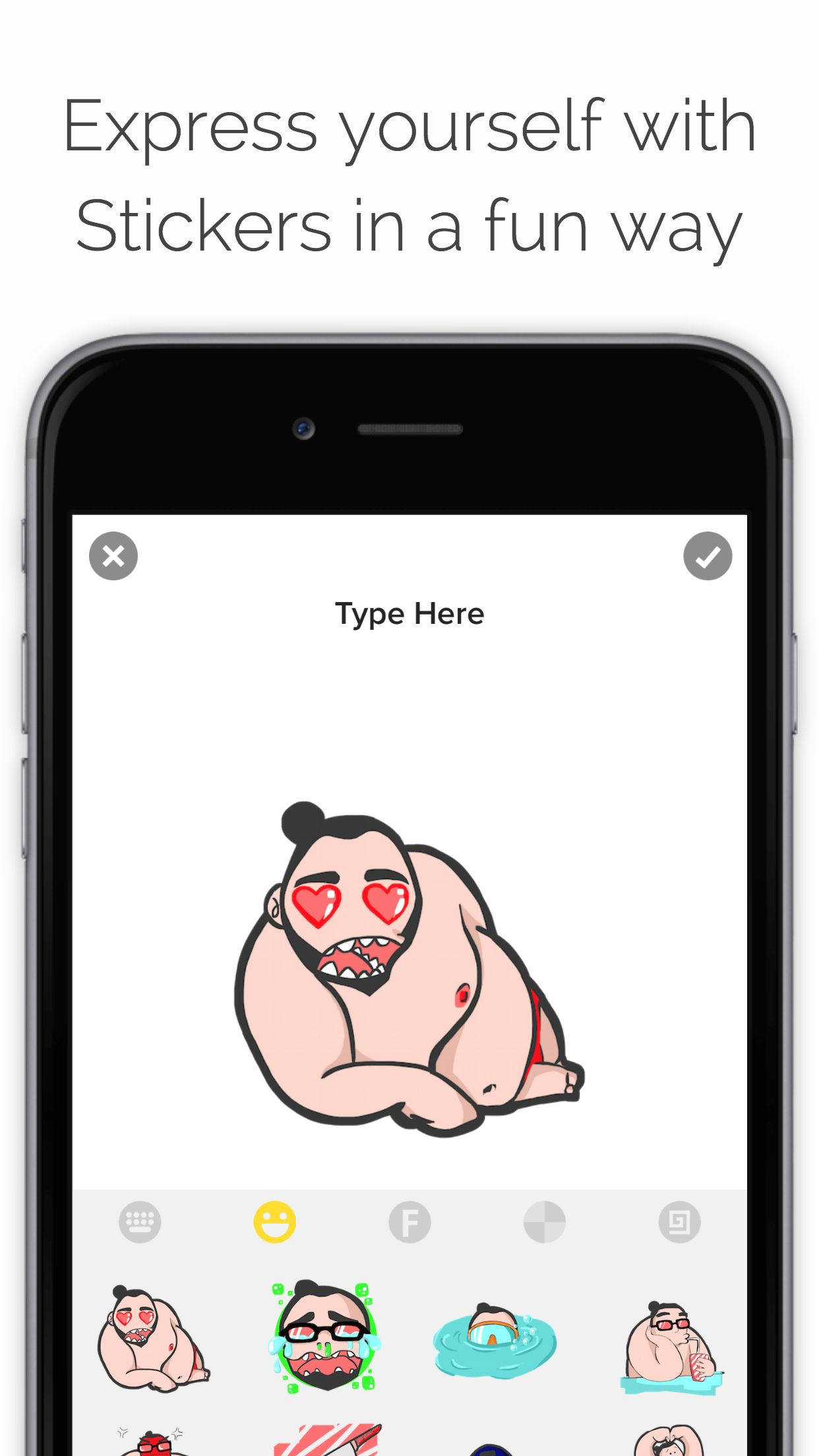 Snackshots for Messenger - Create your own Stickers screenshot 3