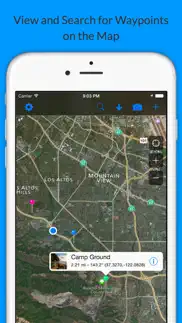 map points - gps location storage for hunting, fishing and camping with map area measurement iphone screenshot 1