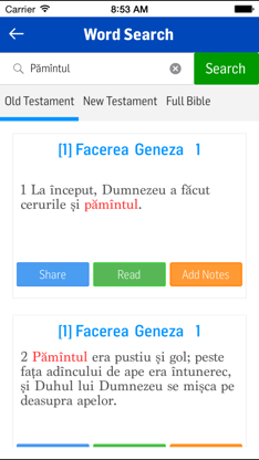 Romanian Bible screenshot 5
