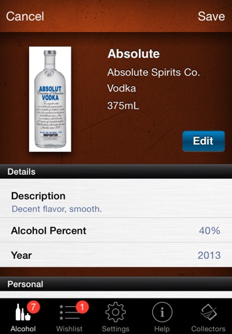 Alcohol Liquor Beer Collector screenshot 4