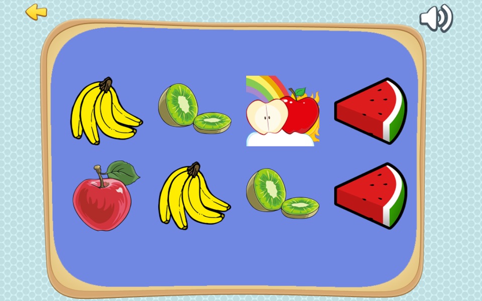 Amazing Fruits Matching Cards Games for Preschool Learning screenshot 2