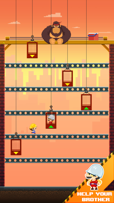 Screenshot #2 pour Blocky Kong - - Retro Arcade Fun