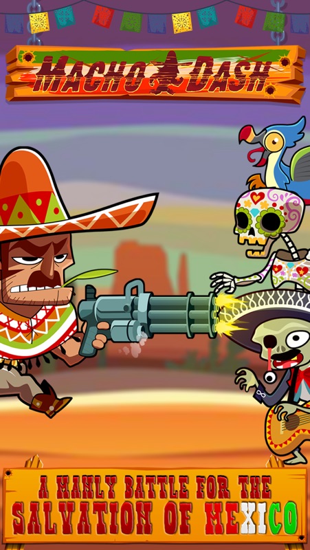 Macho Dash - Jogo Gratuito de Aventura screenshot 1