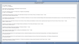 unog events iphone screenshot 1