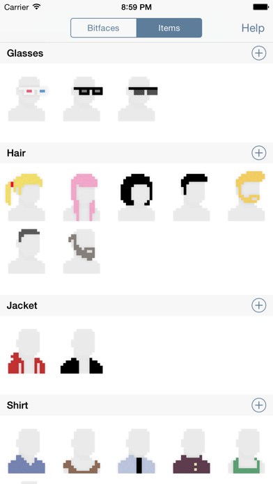 Bitface - 8-bit Avatar Creator screenshot