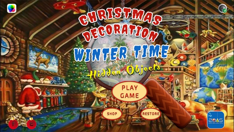 Christmas Decoration In Winter Time