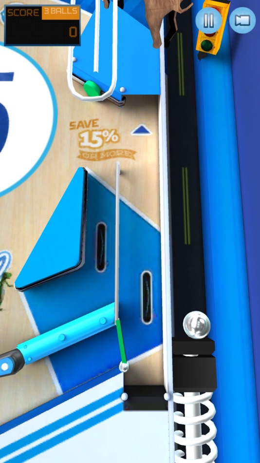 #5. GEICO Pinball (iOS) 由: Brightline Interactive, Inc