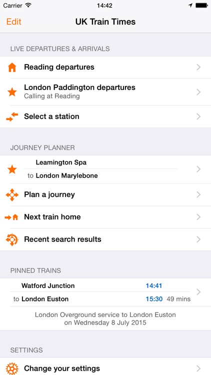 UK Train Times