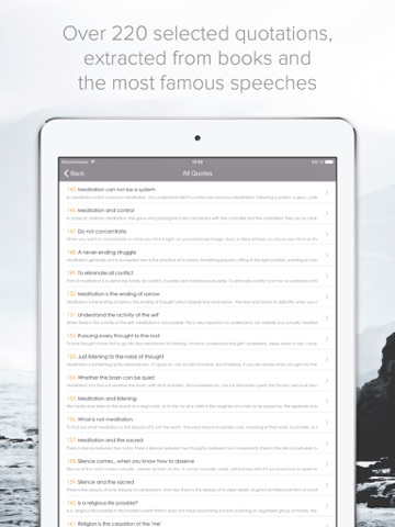 Screenshot #5 pour Krishnamurti - 228 wisdom quotes about philosophy and meditation
