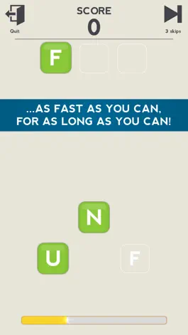 Game screenshot 3 Little Letters - Unscramble Text to Find Words apk