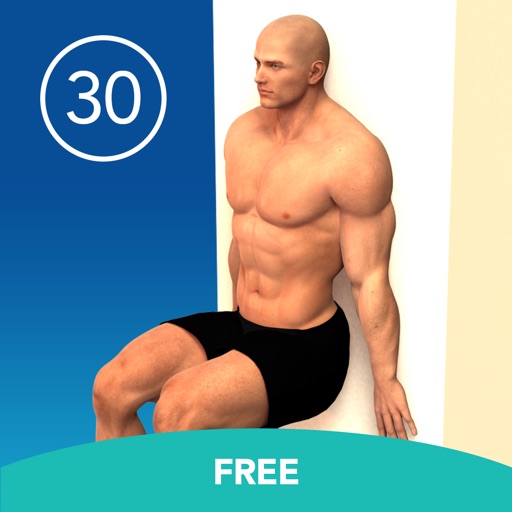 Men's Wall Sit 30 Day Challenge FREE iOS App