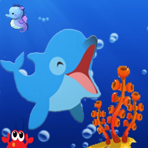 Underwater Matching game - Summer sea crush party