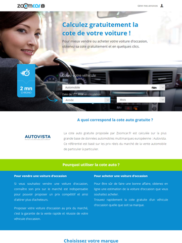 Screenshot #5 pour Zoomcar.fr | Annonces voitures occasion - Cote auto et depot gratuits pour vendre