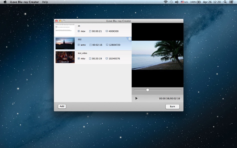 iLove Blu-ray Creator - 2.4.0 - (macOS)