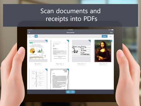 QuickScan - Scan PDF, Print, Fax, Email, and Upload to Cloud Storages iPad screenshot