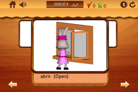 Verbos para niños-Parte 1-Aprendizaje de lenguaje español gratis- Animated Spanish language verbs for children screenshot 3