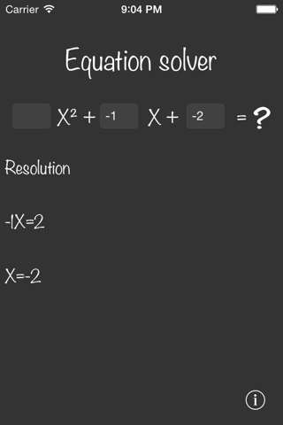 Risolutore Equazioni screenshot 2