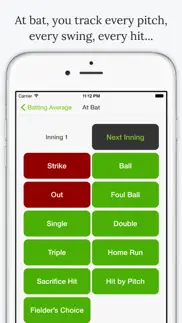 batting average - baseball stats iphone screenshot 3