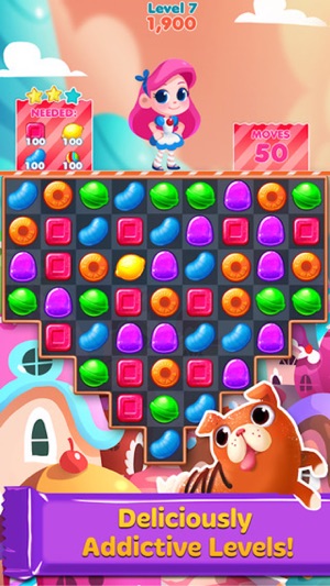 Cookie Heroes - candy gingerbread donut blast game(圖2)-速報App